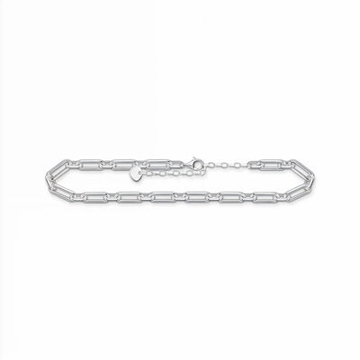 ARGENTO LINKS ANKLET Prata Jewlz