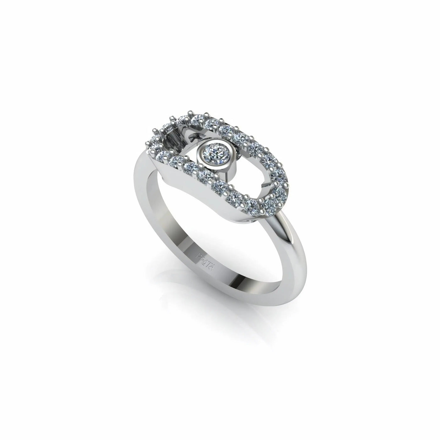 Floating Bezel Prata Jewlz