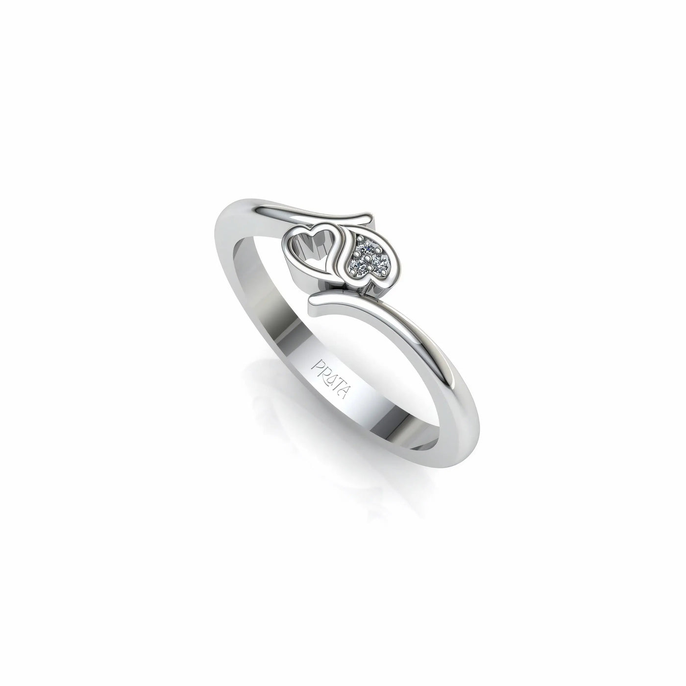 Forever-together-heart-ring-Prata