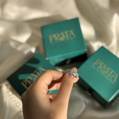 PAVE BAND Prata Jewlz