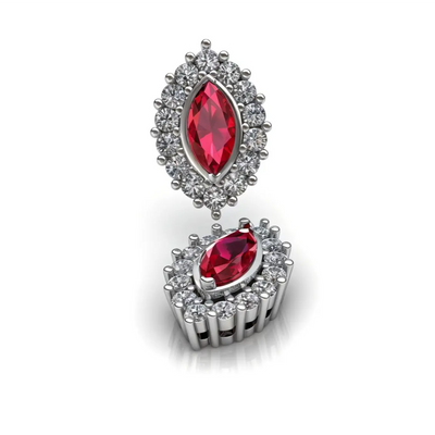 RUBY EVE's DROP PRATA JEWLZ
