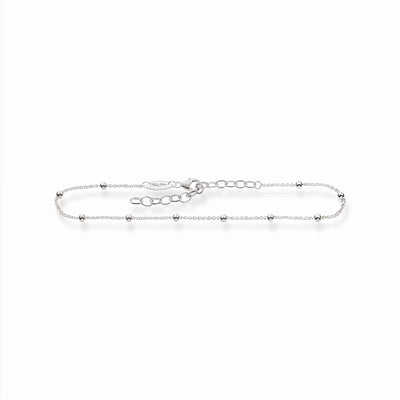 SILVER ORB ANKLET Prata Jewlz