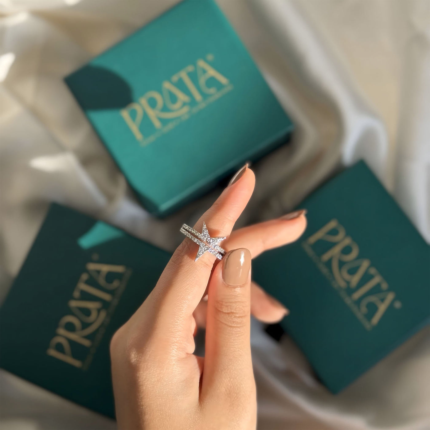 SHINNING STAR Prata Jewlz