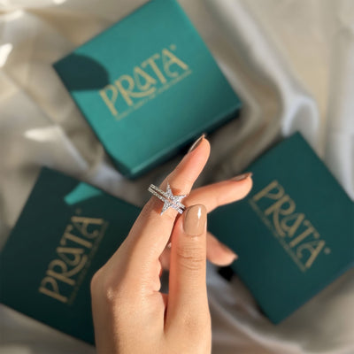 SHINNING STAR Prata Jewlz