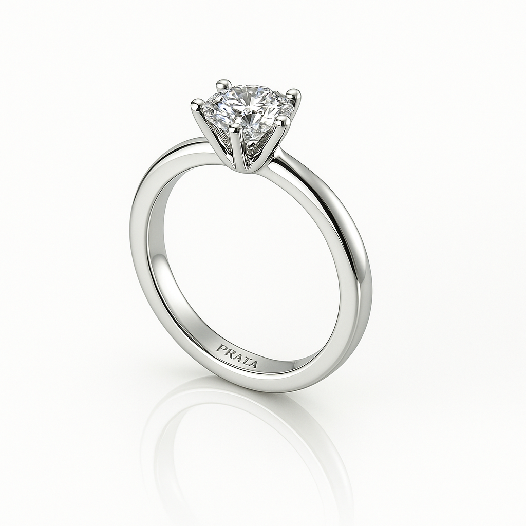 SOLITAIRE RING Prata Jewlz