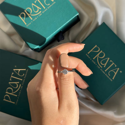 SOLITAIRE RING Prata Jewlz