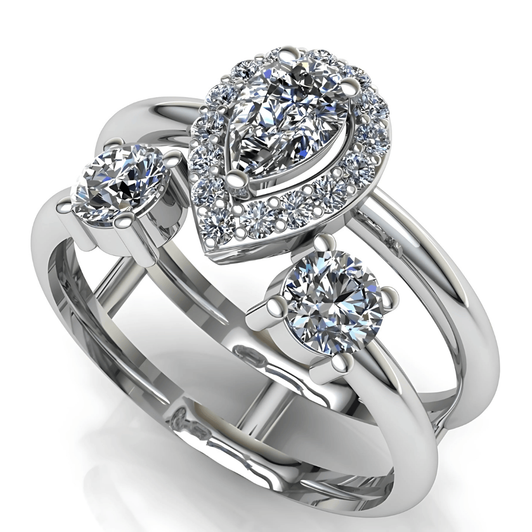 Starlit Romance Ring Prata Jewlz