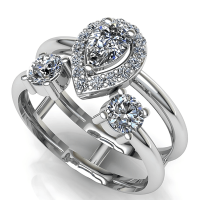 Starlit Romance Ring Prata Jewlz