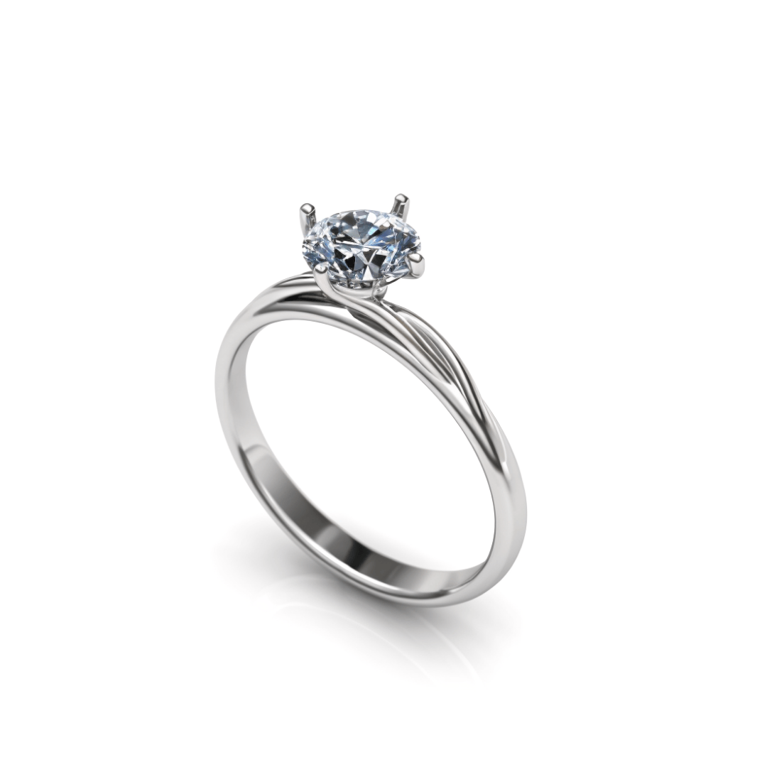 CUSHION SITARA RING Prata Jewlz