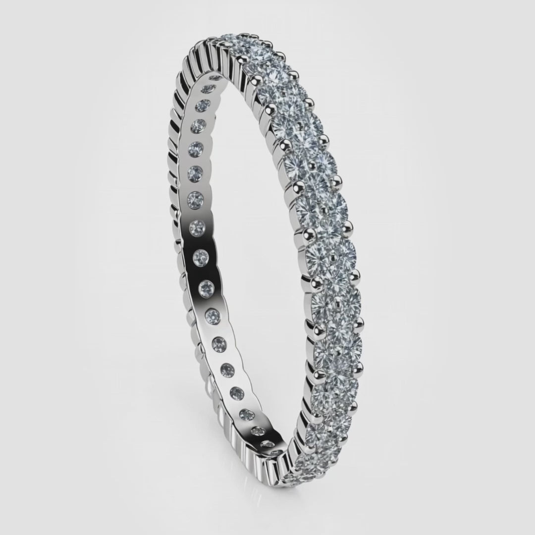 DIAMOND STUDDED MOISSANNITE WEDDING BANGLE