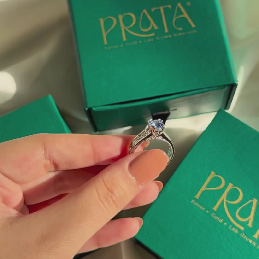 Luxury Sapphire Bridal Ring