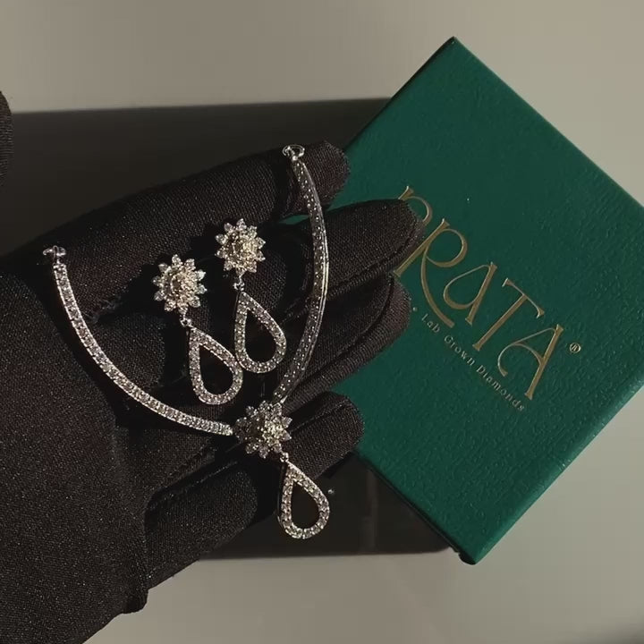 HALF MOON PENDANT SET