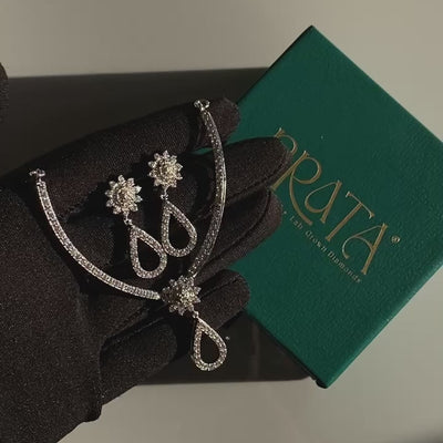 HALF MOON PENDANT SET